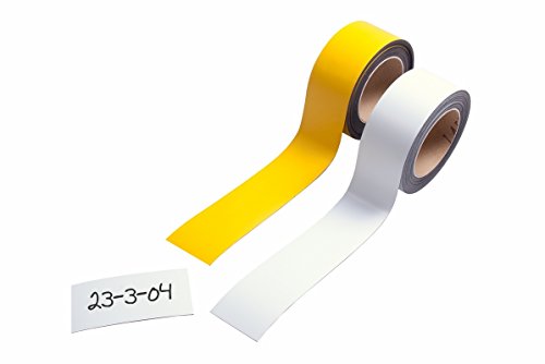Magnet Lagerschild auf Rolle (10 m x 40 mm, weiß) von EICHNER