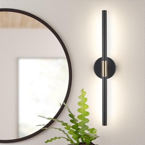 EIDEARAY Wandleuchte Innen Wandlampe LED Spiegelleuchte Linear Wandbeleuchtung Modern Badlampe für Wohnzimmer Schlafzimmer Badezimmer Treppenhaus Flur von EIDEARAY