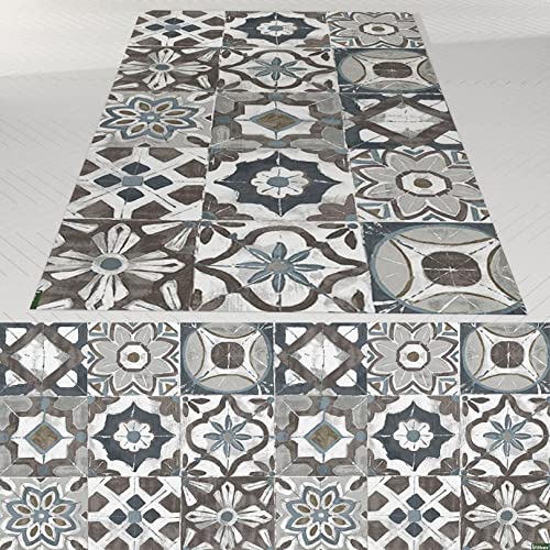 EIDEMED Läufer Teppich Flur 50x170cm Waschbar rutschfest küchenmatte Einfach zu Säubern Modernes Design für Vor Dem Waschbecken Küchenteppiche B von EIDEMED