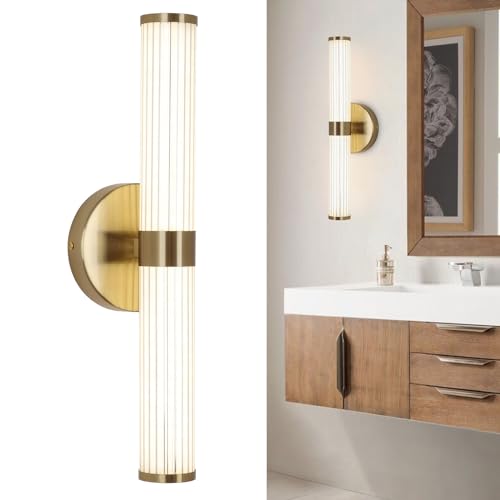 EIDISUNY LED-Wandleuchte innen, Moderne LED-Wandlampe, Acryl-Kristall-Schirm Wandleuchte für innen, Flur, Treppenhaus, Wohnzimmer, Schlafzimmer, Esszimmer, küche - Schwarz, 28W Neutrales Licht 4000K. von EIDISUNY