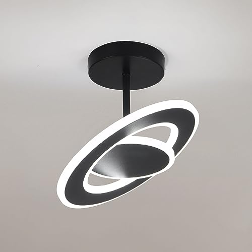 EIDISUNY Led Deckenleuchte Multi-direktionaler LED Deckenlampe 270° einstellbar LED Hängelampe Modern Schwarz Deckenbeleuchtung Lampen für flur Balkon Wohnzimmer Esszimmer 30W Kaltes weißes Licht von EIDISUNY