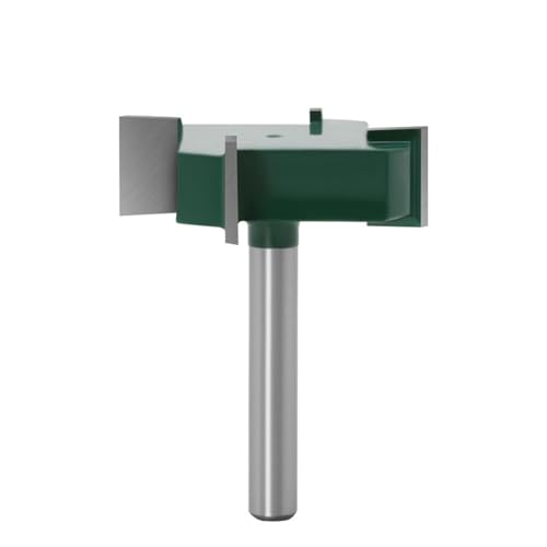 1PC 4 Rand T Typ Stoßen Fräser 6mm Schaft Holzbearbeitung Werkzeug Router Bit Holz Industrie Grade Fräser Stoßen(RP-D40-L12.7-H6-4F) von EIENQBVL