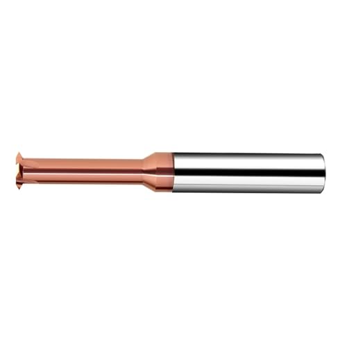 Einzelzahn-Spiralfräser, CNC-Maschine, Vollhartmetall-Einzelzahn-Gewindefräser M1 M1,6 M2 M3 M4 M5 M6 M8 M10 M12 M14 Fräser(For Steel,M24X3XD14X90L) von EIENQBVL