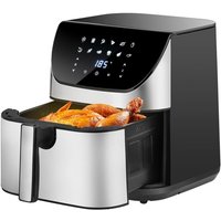 Heißluftfritteuse 8 l 1700 W mit Touchscreen – Temperatur 80–200 °C – Timer 0–60 min – Überhitzungsschutz – leicht zu reinigen – Schwarz Heißluftfritteuse 8 l 1700 W mit Touchscreen – Temperatur 80–200 °C – Timer 0–60 min – Überhitzungsschutz – leicht zu reinigen – Schwarz von EIFSON