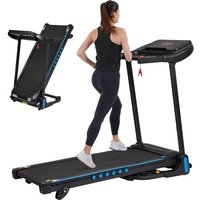 Klappbares Laufband für zu Hause – Steigung 6 % – 3,0-PS-Motor – Geschwindigkeit bis zu 14 km/h – Herzfrequenzmesser – LED-Display – Bluetooth – max. von EIFSON