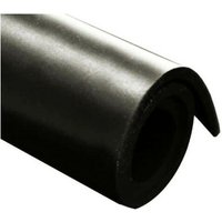 Eigenmarke - Naturkautschuk Blatt Leinwand 100x140cm 4mm dick - Noir von EIGENMARKE