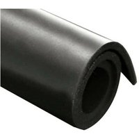 Eigenmarke - Neopren-Gummi-Blatt Leinwand 100x140cm Dicke 3mm - Noir von EIGENMARKE