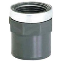 PVC-Gewindeanschluss - Zu klebender Druck - Außen- und Innengewinde - PN10 - D63/75 - 2 40838P von EIGENMARKE