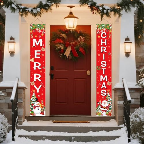 Rotes Weihnachtsbanner von EIGHTSTATES