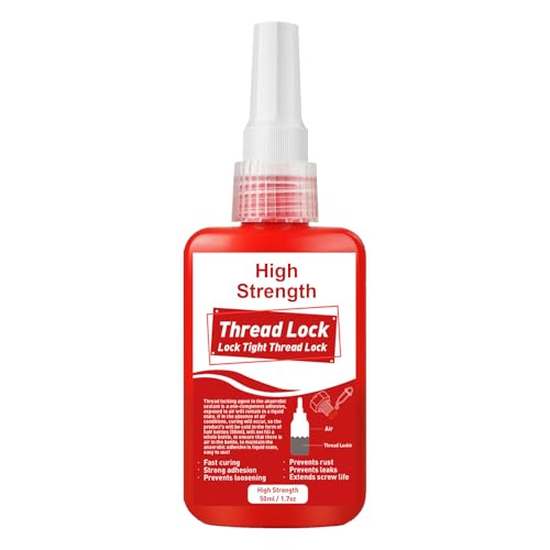Hohe Festigkeit schraubensicherung, 50ml schraubensicherung hochfest Verhindert das Lösen von Muttern und Schrauben bei längerer Vibration und sichert und dichtet so Metallmuttern und -schrauben von EIGTWEN