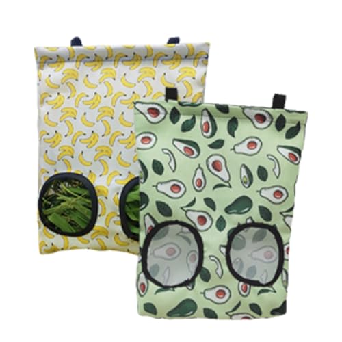 EIHI 2 Stück Hasen-Futterstation Heutaschen,Kaninchen Zubehör,Futterspender Kaninchen,Hängende,Oxford-Stoff Kleintier-Futterspender Futterbeutel für Chinchilla Holländisches Schwein Maulwurf EIHI 2 Stück Hasen-Futterstation Heutaschen,Kaninchen Zubehör,Futterspender Kaninchen,Hängende,Oxford-Stoff Kleintier-Futterspender Futterbeutel für Chinchilla Holländisches Schwein Maulwurf von EIHI