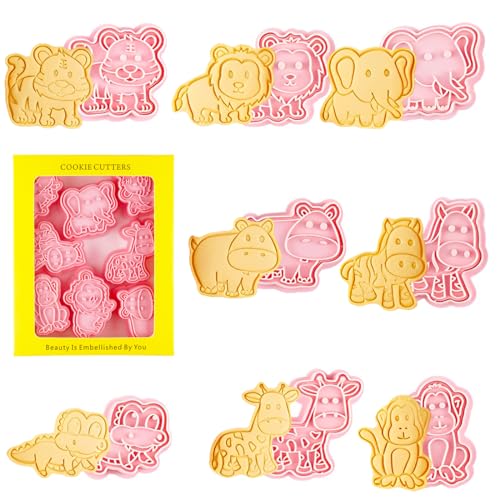 EIHI 8 in 1 Stück Keksausstecher Ausstechformen Kinder Set ausstecher Brot und gemüse Kinder Ausstecher Brot Und GemüSe Kinder, PläTzchen Ausstecher, Tortendeko von EIHI