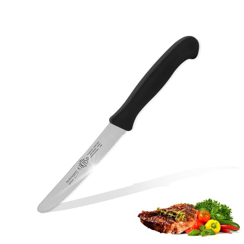 EIKASO 3061122-201 Frühstücksmesser mit Welle, 11cm Klinge, Schwarz von EIKASO