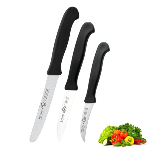 EIKASO Solingen 3 Teiliges Gemüsemesser Set - Küchenmesser - Obstmesser - Schälmesser - aus Molybdänstahl 1.4116… EIKASO Solingen 3 Teiliges Gemüsemesser Set - Küchenmesser - Obstmesser - Schälmesser - aus Molybdänstahl 1.4116… von EIKASO