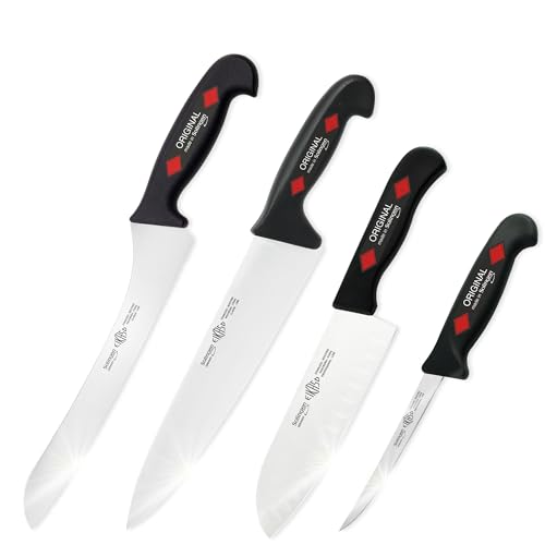 EIKASO Solingen Allzweckmesser Haushaltsmesserset für Profis und Privat Klinge aus Molybdänstahl 1.4116 Kochmesser Brotmesser Ausbeinmesser mit ergonomischen Griff EIKASO Solingen Allzweckmesser Haushaltsmesserset für Profis und Privat Klinge aus Molybdänstahl 1.4116 Kochmesser Brotmesser Ausbeinmesser mit ergonomischen Griff von EIKASO