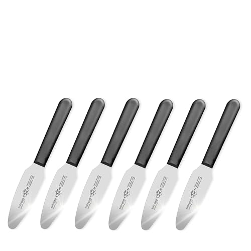 EIKASO Solingen Germany Brötchenmesser Streichmesser mit Wellenschliff - Allrounder Küchenmesser - 2 in 1 Haushaltsmesser (6er Set) von EIKASO