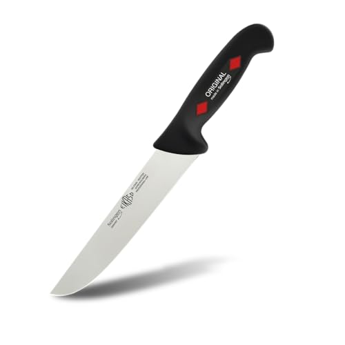 EIKASO Solingen Germany Fleischmesser Blockmesser schwarz 21cm Klinge Molybdänstahl 1.4116 aus Solingen Profi Allzweckmesser von Profis für Privat und Profis | Fleisch Gemüse Obst Kräuter EIKASO Solingen Germany Fleischmesser Blockmesser schwarz 21cm Klinge Molybdänstahl 1.4116 aus Solingen Profi Allzweckmesser von Profis für Privat und Profis | Fleisch Gemüse Obst Kräuter von EIKASO