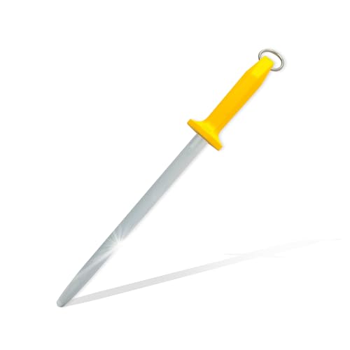 EIKASO Solingen Germany Wetzstahl oval 31cm grob Profi Messerschleifer Messerschärfer Knife Sharpener perfekt geeignet für Küchenmesser für Hobbyköche und Profiköche von EIKASO
