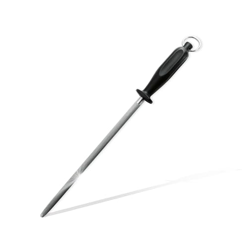 EIKASO Solingen Germany Wetzstahl rund 26cm Profi Messerschleifer Messerschärfer Knife Sharpener geeignet für Küchenmesser für Hobbyköche und Profiköche EIKASO Solingen Germany Wetzstahl rund 26cm Profi Messerschleifer Messerschärfer Knife Sharpener geeignet für Küchenmesser für Hobbyköche und Profiköche von EIKASO