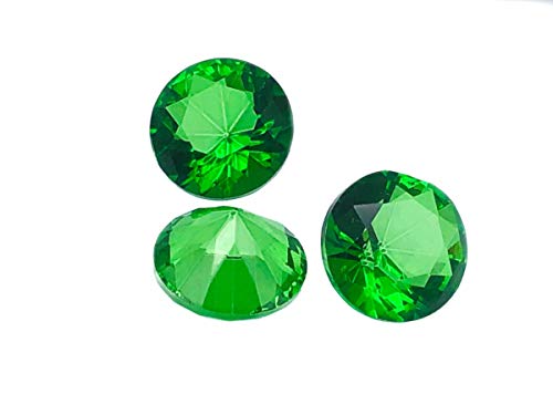 Eimass® Kristalldiamant, Glaschatons – Dekoration für Zuhause, Büro, Papierbeschwerung, Ornament (Smaragddiamant, 30 mm) von EIMASS