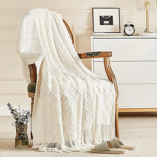 EIMOPE Kuscheldecke Bohemian Decke Tagesdecke Strickdecke Sofadecke für Couch Wohndecke Wendedecke als Sofaüberwurf oder Wohnzimmerdecke Als Geburtstagsgeschenk von EIMOPE