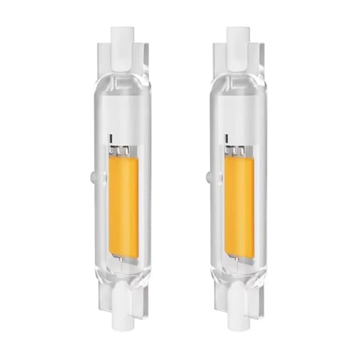 EIMOPE R7S LED 78mm Dimmbar 15w, R7S LED Lampen 78mm 15w ersatz für 100W 150w J78mm Halogenstab, R7S LED COB Glühbirne, Kaltweiß 6000K 1500LM, 360°Abstrahlwinkel, Kein Flackern, 2er Pack von EIMOPE