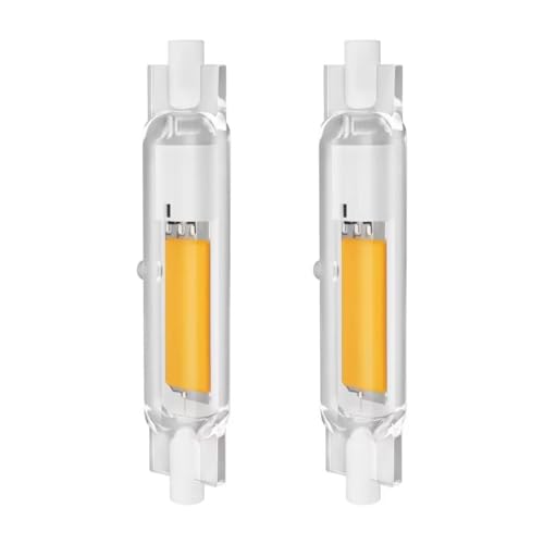 EIMOPE R7s Led 78mm Dimmbar 15w Glühbirne, 15w R7s Led Birne ersatz für 100w 150w Halogenlampen, Neutralweiß 4000K, 1500LM, R7S LED COB Leuchtmittel, 360°Strahlbeleuchtung, Kein Flackern, 2er Pack von EIMOPE