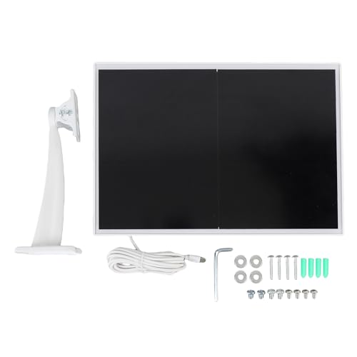 EIMSOAH 15W -Sicherheitskamera -Solarpanel, IP66 90 Grad Stand Camera Solar Panel Ladegerät mit 10ft -Kabel Kompatibel mit DC 5V 1,5A Typ C USB EIMSOAH 15W -Sicherheitskamera -Solarpanel, IP66 90 Grad Stand Camera Solar Panel Ladegerät mit 10ft -Kabel Kompatibel mit DC 5V 1,5A Typ C USB von EIMSOAH