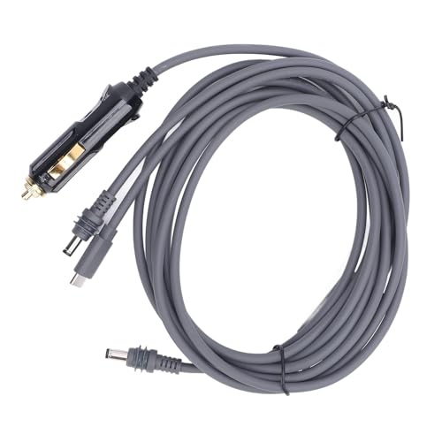 EIMSOAH 3 in 1 DC -Stromkabel, 10ft DC12V 24 V 18AWG -Wasserdichtungsladegerät, Typ C, Verlängerungsstromzubehör, für Mini -Schüsselantenne für RV -Autos LKW -Busse Boote Boote von EIMSOAH