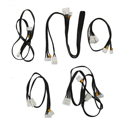 EIMSOAH 5pcs Limit Switch -Verlängerungskabel, X y z e Achse PVC -Stepper -Motorverlängerungsleitungen, Stecker und Stepper -Motorverlängerungsleitungen für Ender 5 3D -Drucker Spielen von EIMSOAH