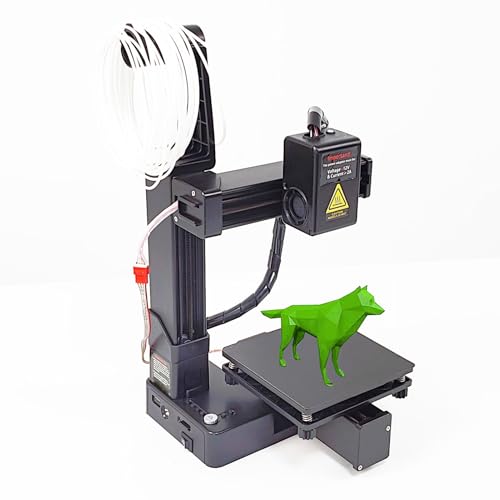 EIMSOAH Frequenzabteilung Multiplexing 3D -Drucker, Hohe Genauigkeit Schneller Heizung Kompakter Anfänger 3D -Druckmaschine für Bildung (Schwarz) von EIMSOAH