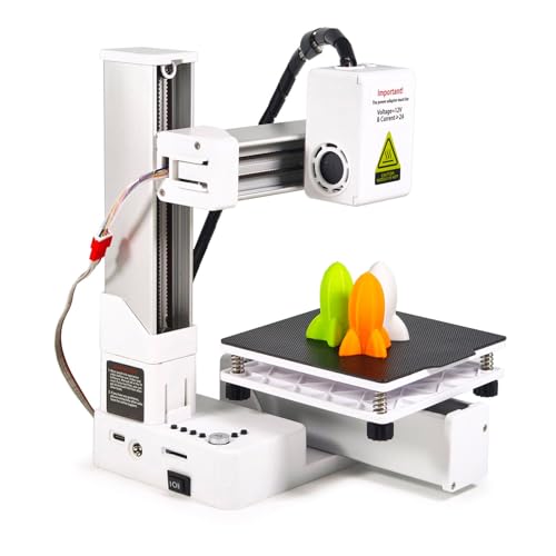 EIMSOAH Frequenzabteilung Multiplexing 3D -Drucker, Hohe Genauigkeit Schneller Heizung Kompakter Anfänger 3D -Druckmaschine für Bildung (Weiß) von EIMSOAH