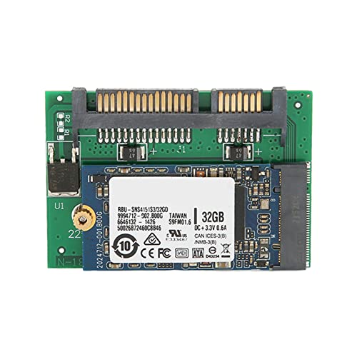 EIMSOAH M.2 SSD -Adapter, 2 in 1 Stabilen Zuverlässigen Tragbaren Plug -and -Play -Computerzubehör für Bürohäuser mit Großer Kapazität (32 GB) von EIMSOAH