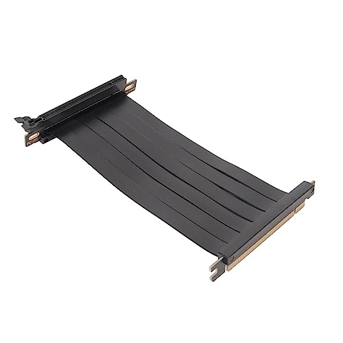 EIMSOAH PCIE 3.0 X16 Riser -Kabel, Flexible Dual Reverse -Anschluss -GPU -Grafikkartenverlängerungskabel für die Grafikkarte Vertikale Halterung (20 cm) von EIMSOAH