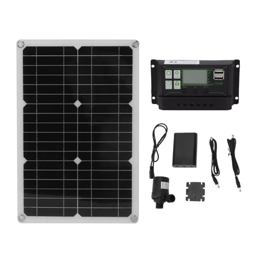 EIMSOAH Solarpumpen -Kit, Monokristall 20W 18 V Großer Hoher Ausgang, Solarpumpe für Garten von EIMSOAH