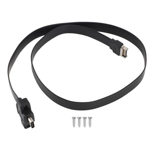 EIMSOAH Typ E Zum Typ C -Kabel -Frontplattenadapter, Datenübertragungsadapterkabel, 20 Gbit/S Datenübertragungswandlerkabel 0,5 M Länge von EIMSOAH