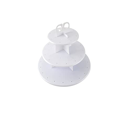EIMZU 3 Etagere Cake Pop Ständer, Muffinständer für Hochzeit, Geburtstag, Baby Party und Kaffeetafel - Acryl von EIMZU