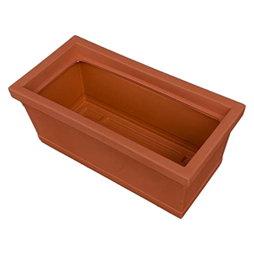 Design-Pflanzkasten Florenz in Zwei Farben 80 cm Lang | H: 34 cm | 60 Liter (Terracotta) von EINE MARKE VON ES-TEAM WWW.MEIN-PFLANZTOPF.DE