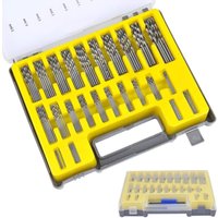 150-teiliges Mini-Spiralbohrer-Set, HSS-Schaftbohrer-Set, Mikro-Spiralbohrer-Werkzeug für Heimwerker-Holzbearbeitung mit Aufbewahrungsbox, 0,4 mm–3,2 von EINEMGELD