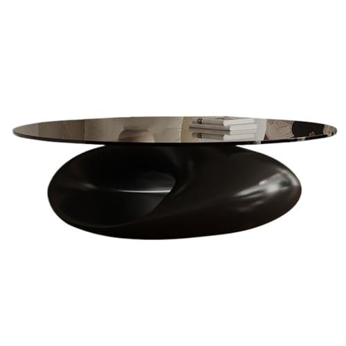 Couchtisch Couchtisch Moderner luxuriöser und leichter runder Glastisch für Wohnzimmer und Zuhause Seitentische Couchtisch Couchtisch Moderner luxuriöser und leichter runder Glastisch für Wohnzimmer und Zuhause Seitentische von EINES