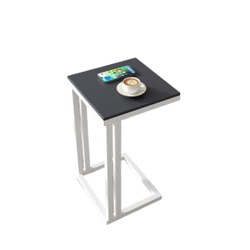 EINES Couchtisch, schlichtes Sofa, Beistelltisch, Wohnzimmer, Zuhause, kleine Kaffee-Ecke, Nachttisch, Aufbewahrung, Balkon, quadratisch (D) von EINES