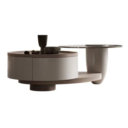 EINES Couchtisch Teestisch Teetisch Wohnzimmer Home Runder Glastisch Persönlichkeit Licht Luxus Beistelltisch Seitentische EINES Couchtisch Teestisch Teetisch Wohnzimmer Home Runder Glastisch Persönlichkeit Licht Luxus Beistelltisch Seitentische von EINES