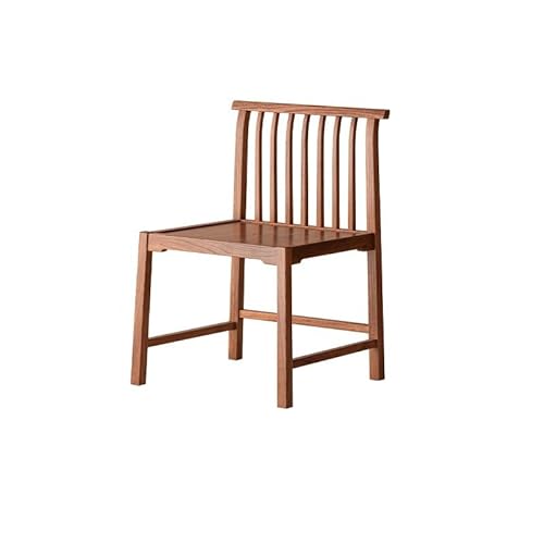 EINES Schreibtischstuhl Esszimmerstuhl im chinesischen Stil, Holz-Meisterstuhl, runder Stuhl, moderner Teestuhl, Balkon-Wohnzimmerstuhl Spielstuhl von EINES