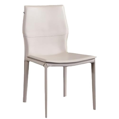 EINES Schreibtischstuhl Nordic Light Luxury Leder Esszimmerstuhl Home Modern Simple Esstischstuhl Büro Schreibtischstuhl Spielstuhl von EINES