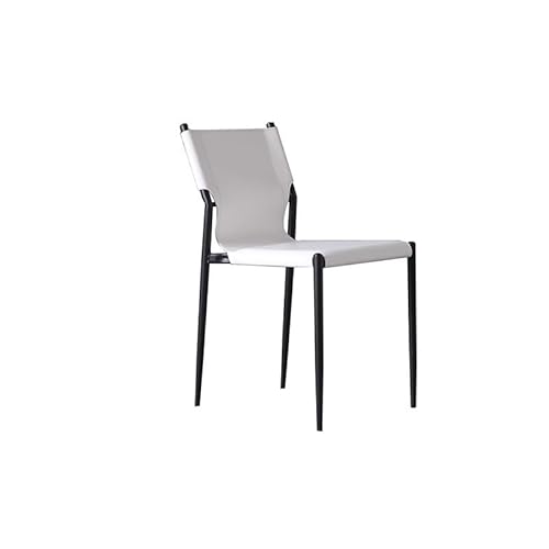 EINES Schreibtischstuhl Stapelbarer Esszimmerstuhl, moderner einfacher Restaurantstuhl, Arbeitszimmer-Verhandlungsstuhl Spielstuhl(B) von EINES
