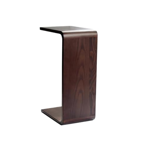 Kaffetisch C-förmiger Wohnzimmer-Beistelltisch Aus Einfachem Massivholz, Sofa-Beistelltisch, Kleiner Couchtisch, Ecktisch, Beweglich, for Kleine Wohnungen, Schlafzimmer Endtische(A) von EINES