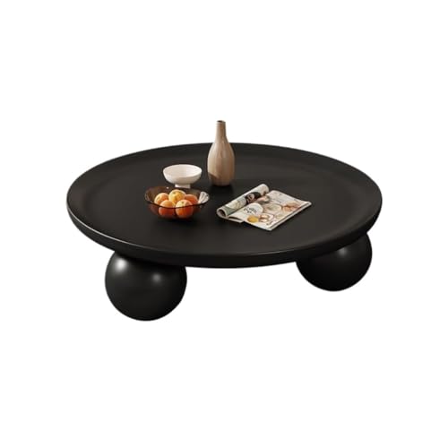 Kaffetisch Runder Kleiner Wohnzimmertisch for Wohnungen, Kreatives Sofa, Couchtisch Endtische(B) von EINES