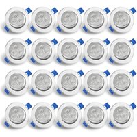 VINGO Lot de 20 Spots LED Encastrables Spot Encastrable LED 3W Température de Couleur: Blanc chaud 3000K von EINFEBEN