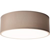 Einlicht - Deckenleuchte Fabric für 1x E27, Ø30cm, Taupe, Stoffschrim von EINLICHT