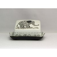 Butterdose Aus Kollektion „Elefanten" von EINMALIGBEMALTES